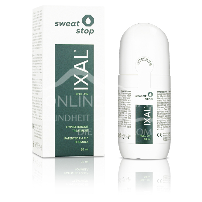 SweatStop® IXAL Roll On zur Behandlung axillärer Hyperhidrose