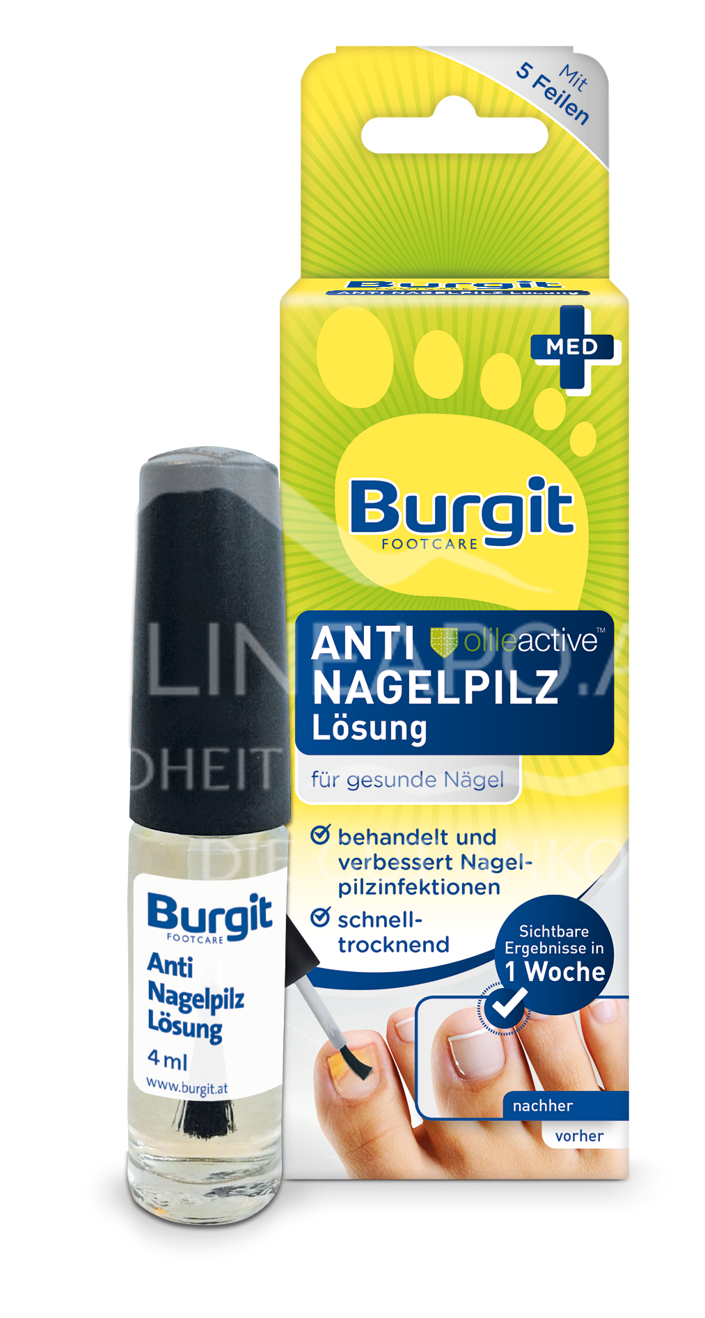 Burgit Footcare Anti Nagelpilz Lösung