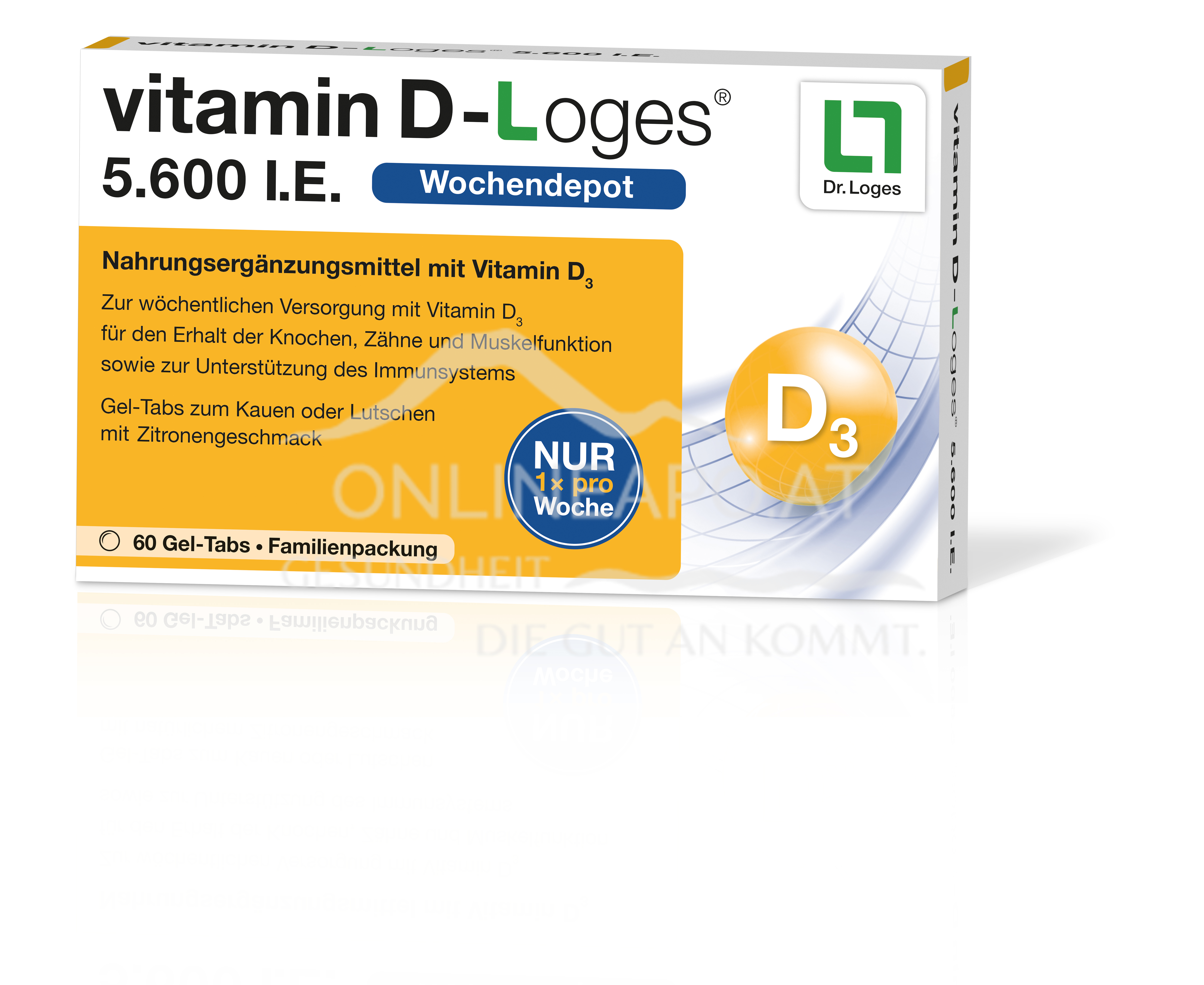 vitamin D-Loges® 5.600 I.E. Gel-Tabs