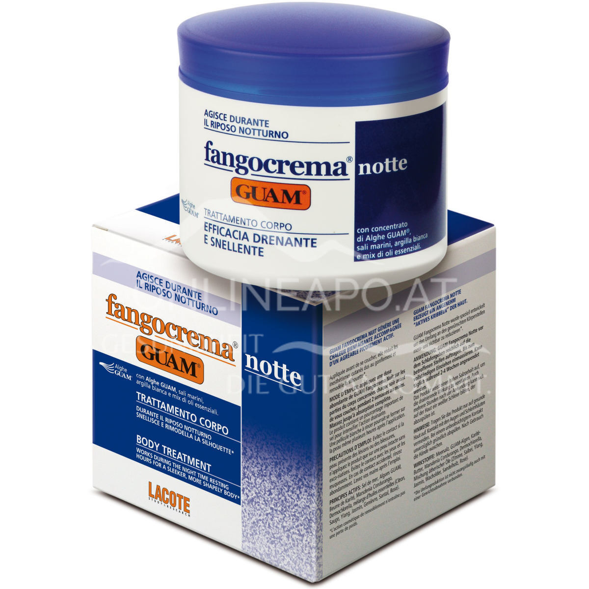 Guam Fangocreme Notte für die Nacht 500ml