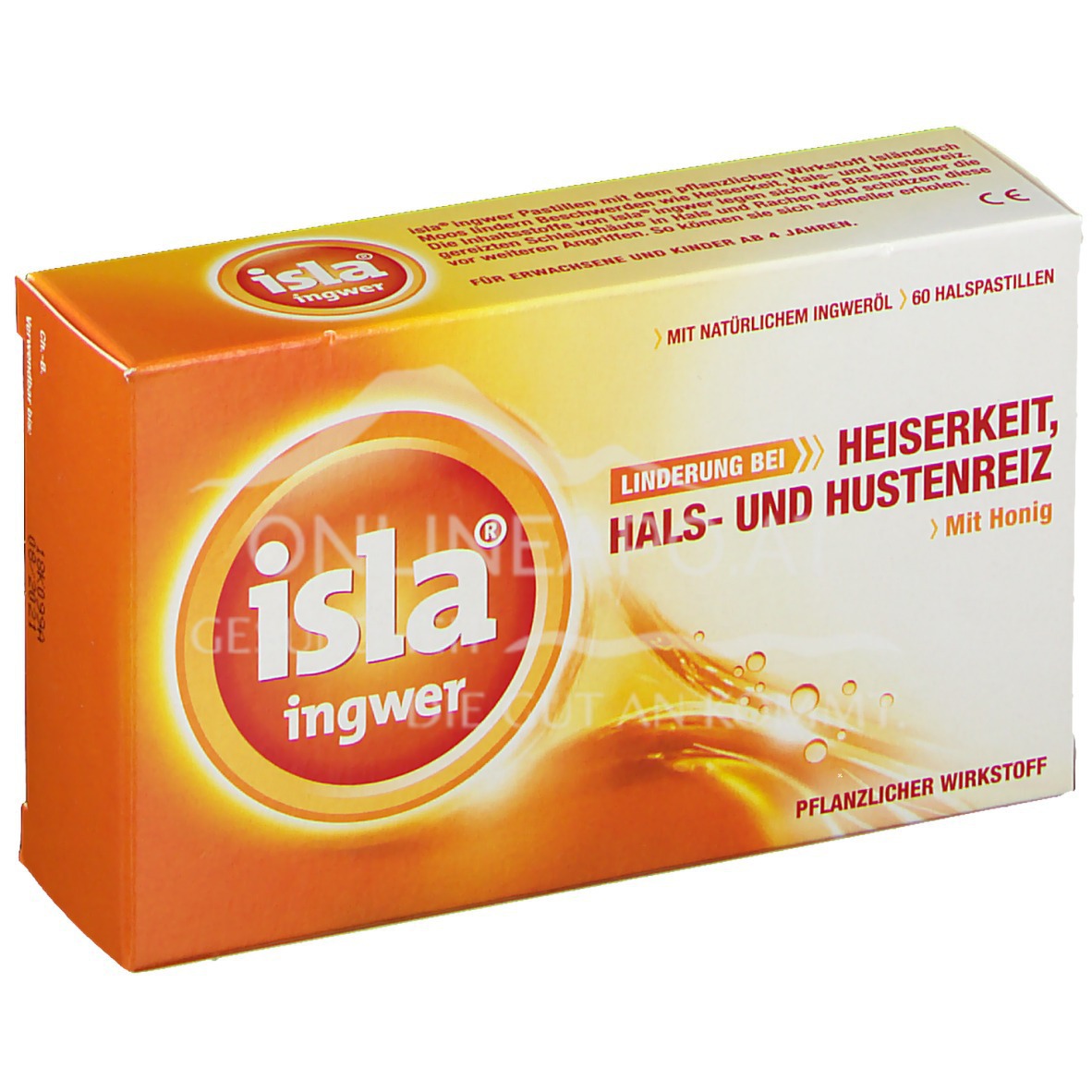 isla® Pastillen Ingwer + Honig