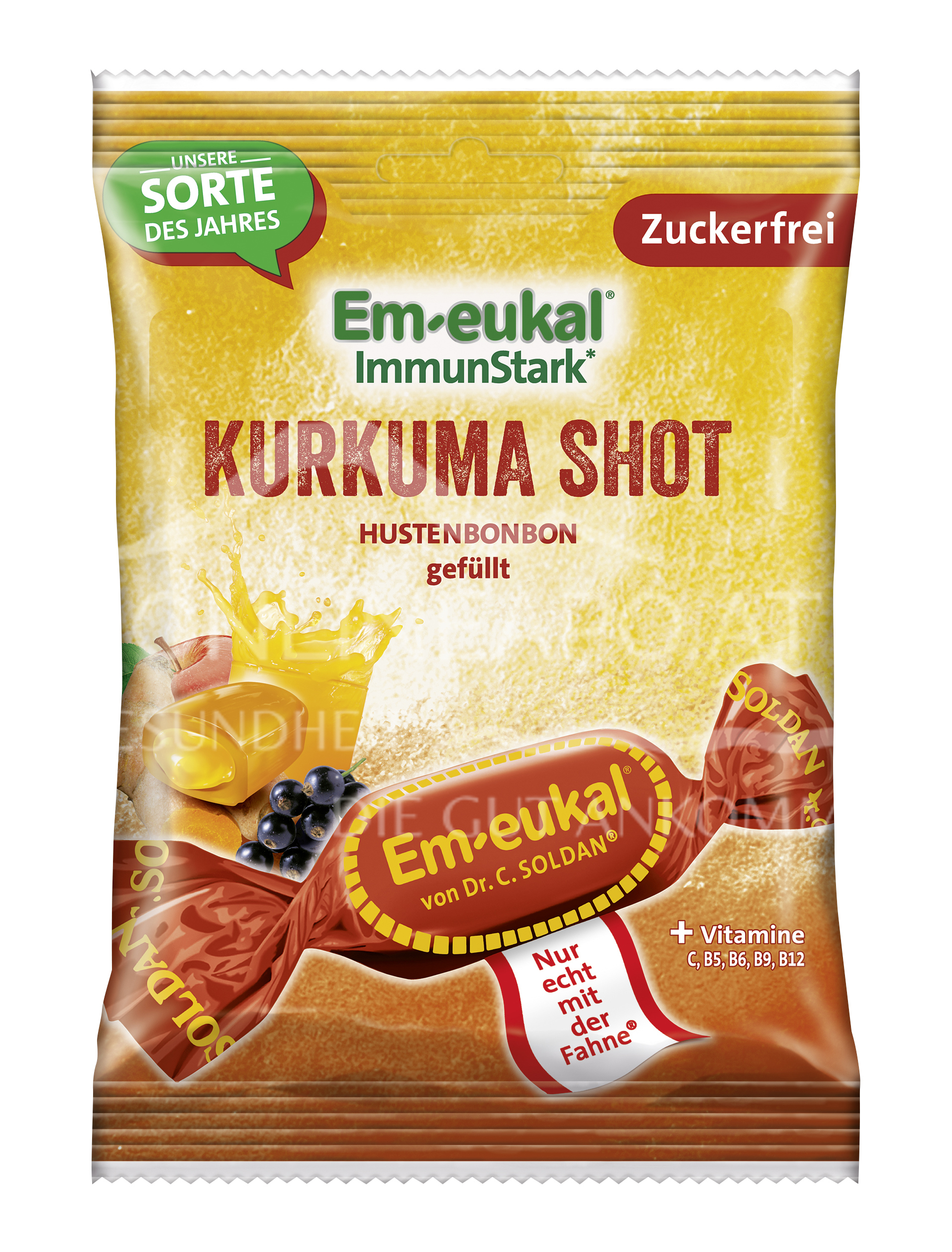 Em-eukal ImmunStark* Kurkuma Shot Hustenbonbons