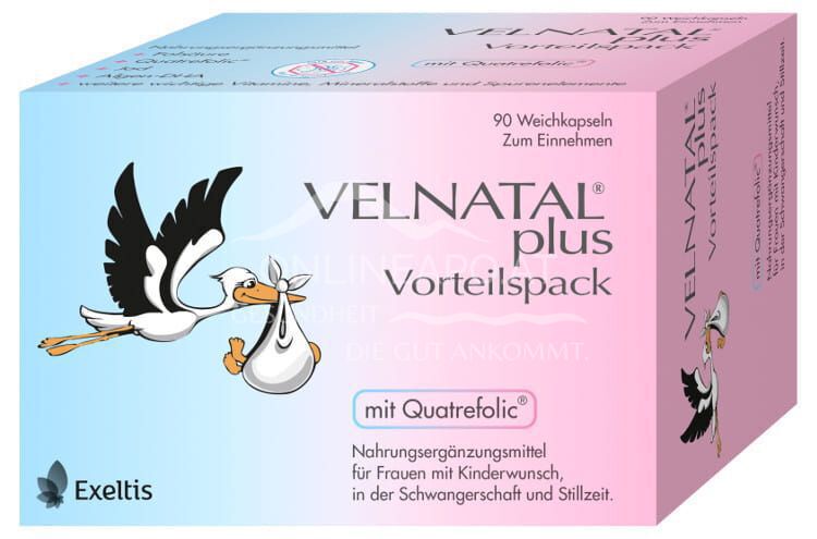 VELNATAL® plus mit Quatrefolic® Weichkapseln
