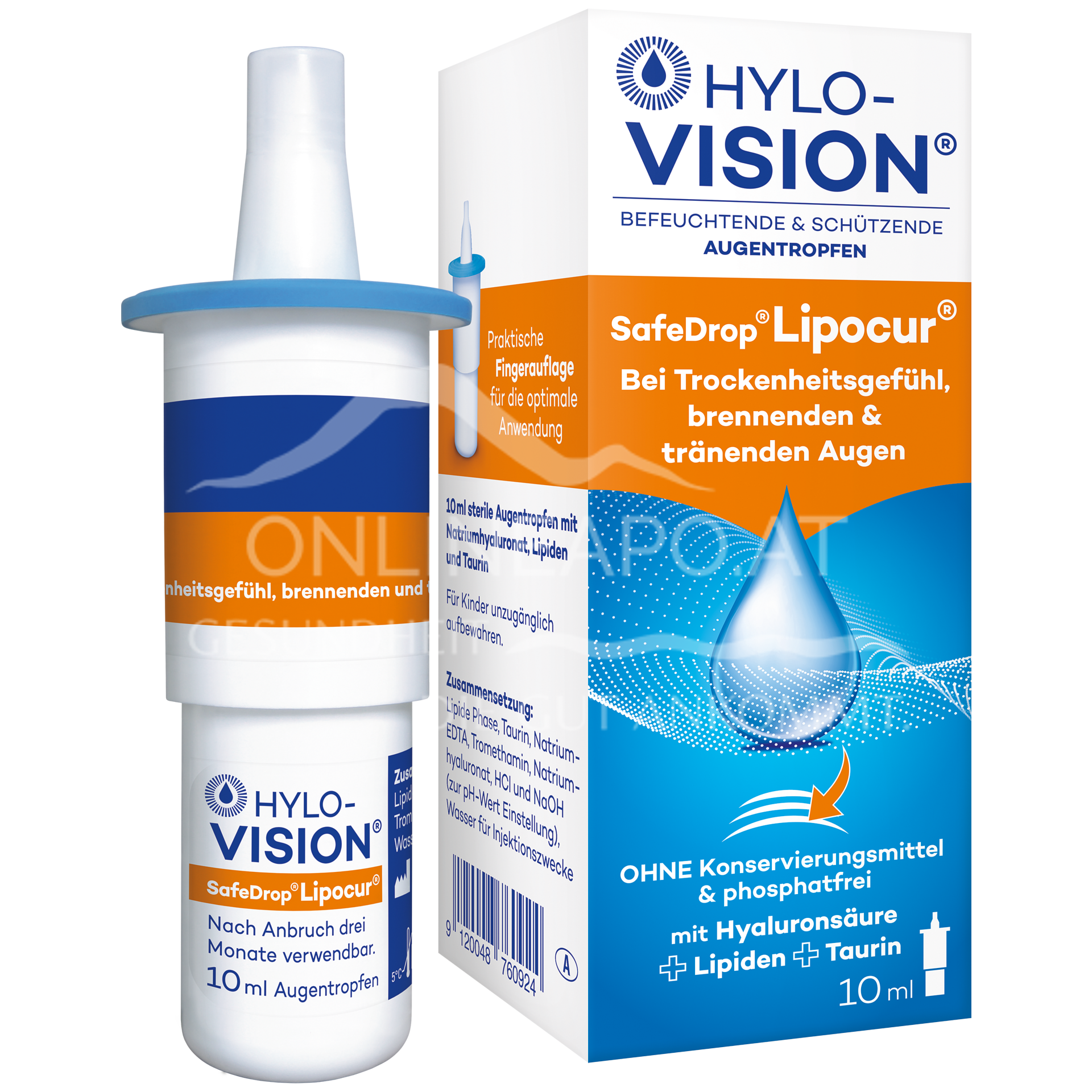 HYLO-VISION® SafeDrop® Lipocur® Augentropfen