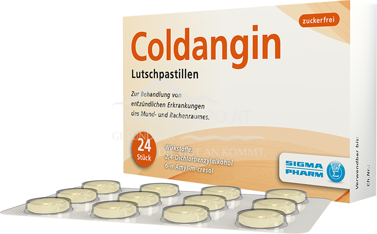 Coldangin Lutschpastillen zuckerfrei