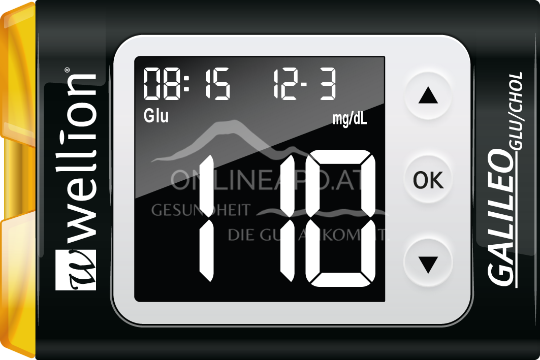 Wellion® GALILEO GLU/CHOL Blutzucker- und Cholesterin-Messgerät