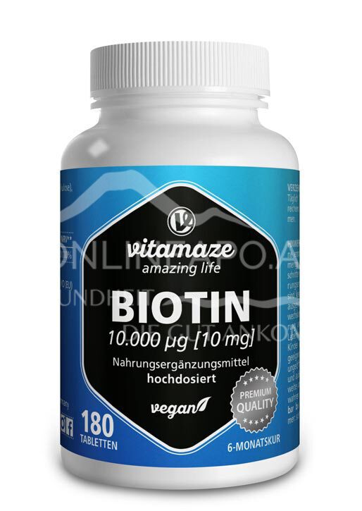 Vitamaze Biotin 10 mg Tabletten
