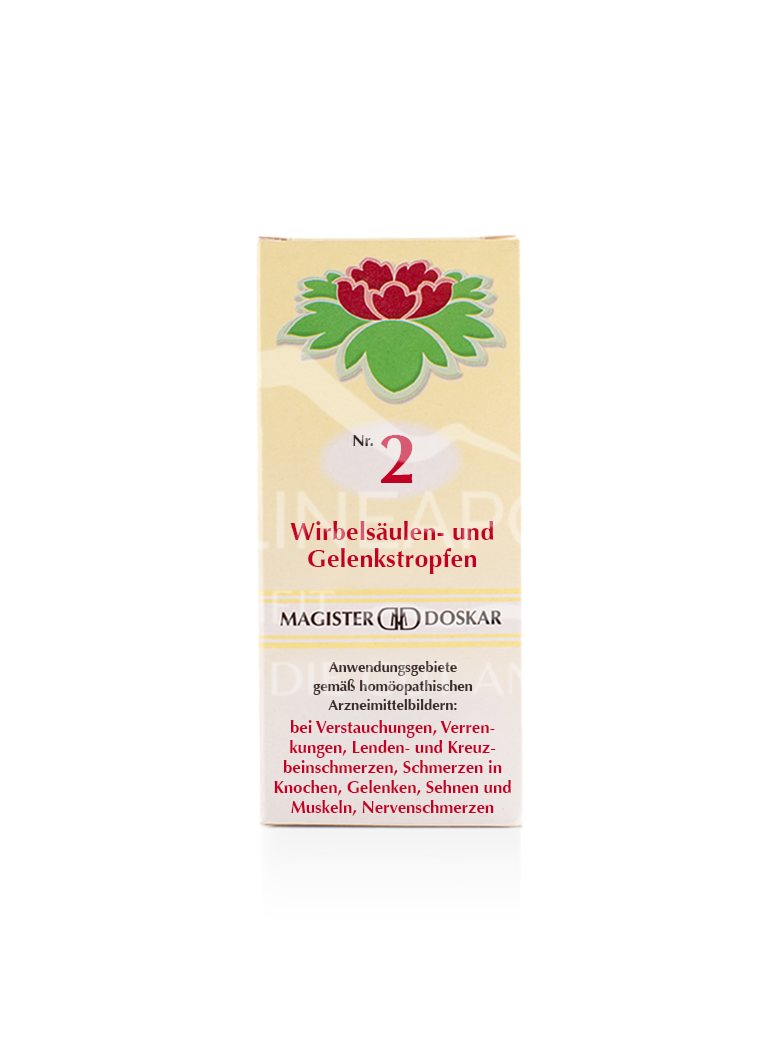 Doskar Tropfen Nr. 2 - Wirbelsäule und Gelenkstropfen
