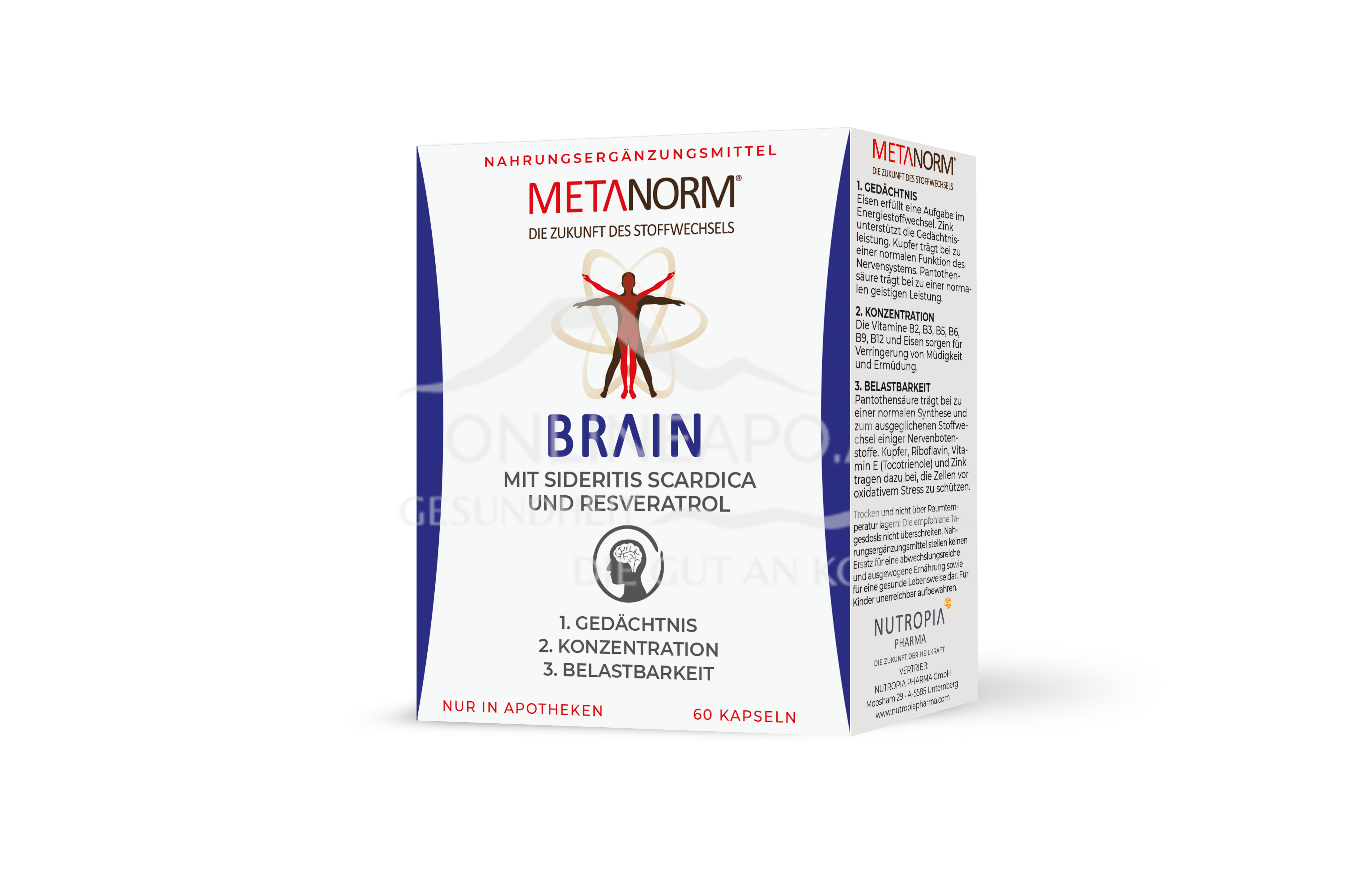 METΛNORM® BRΛIN Kapseln