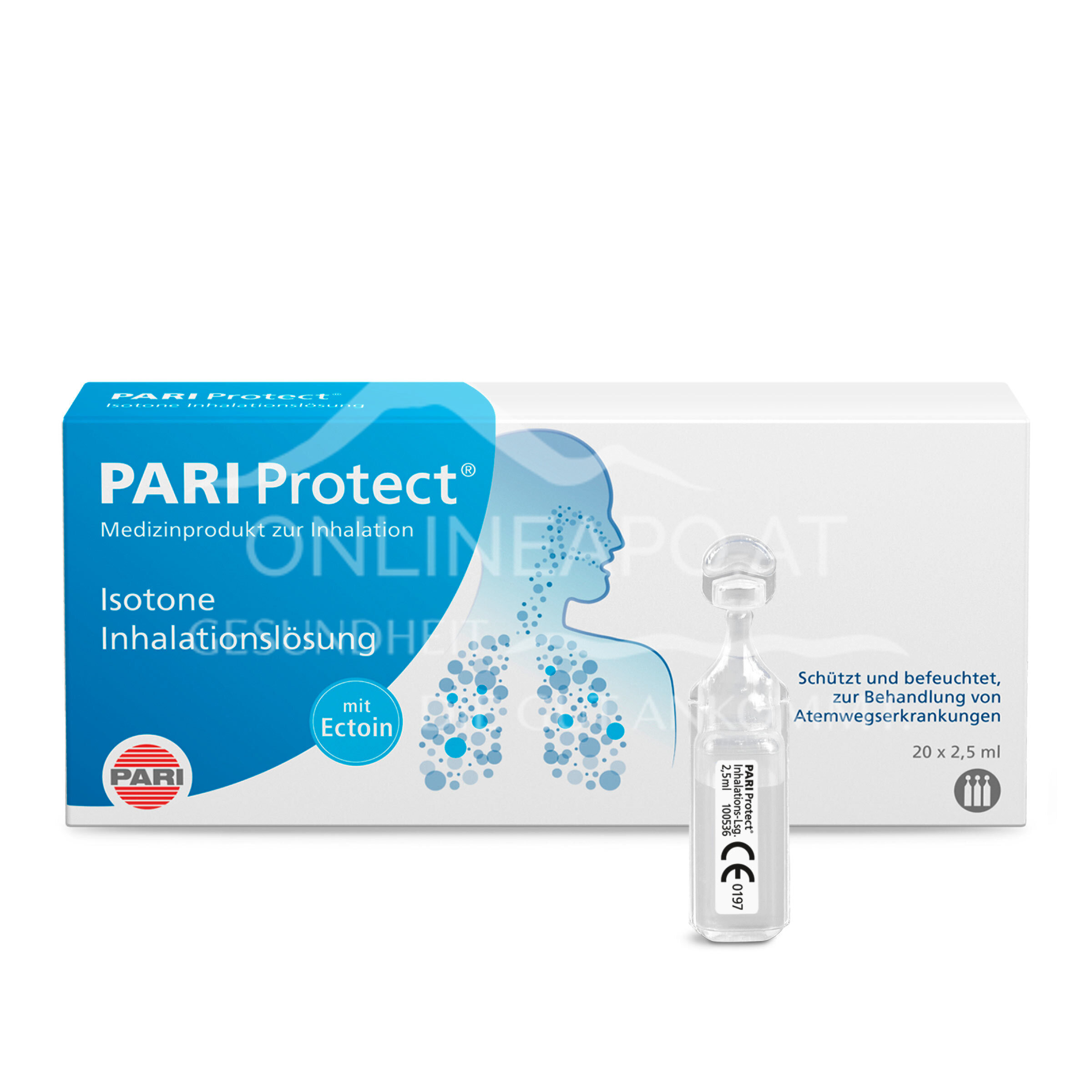 PARI Protect Inhalationslösung 20 x 2,5 ml