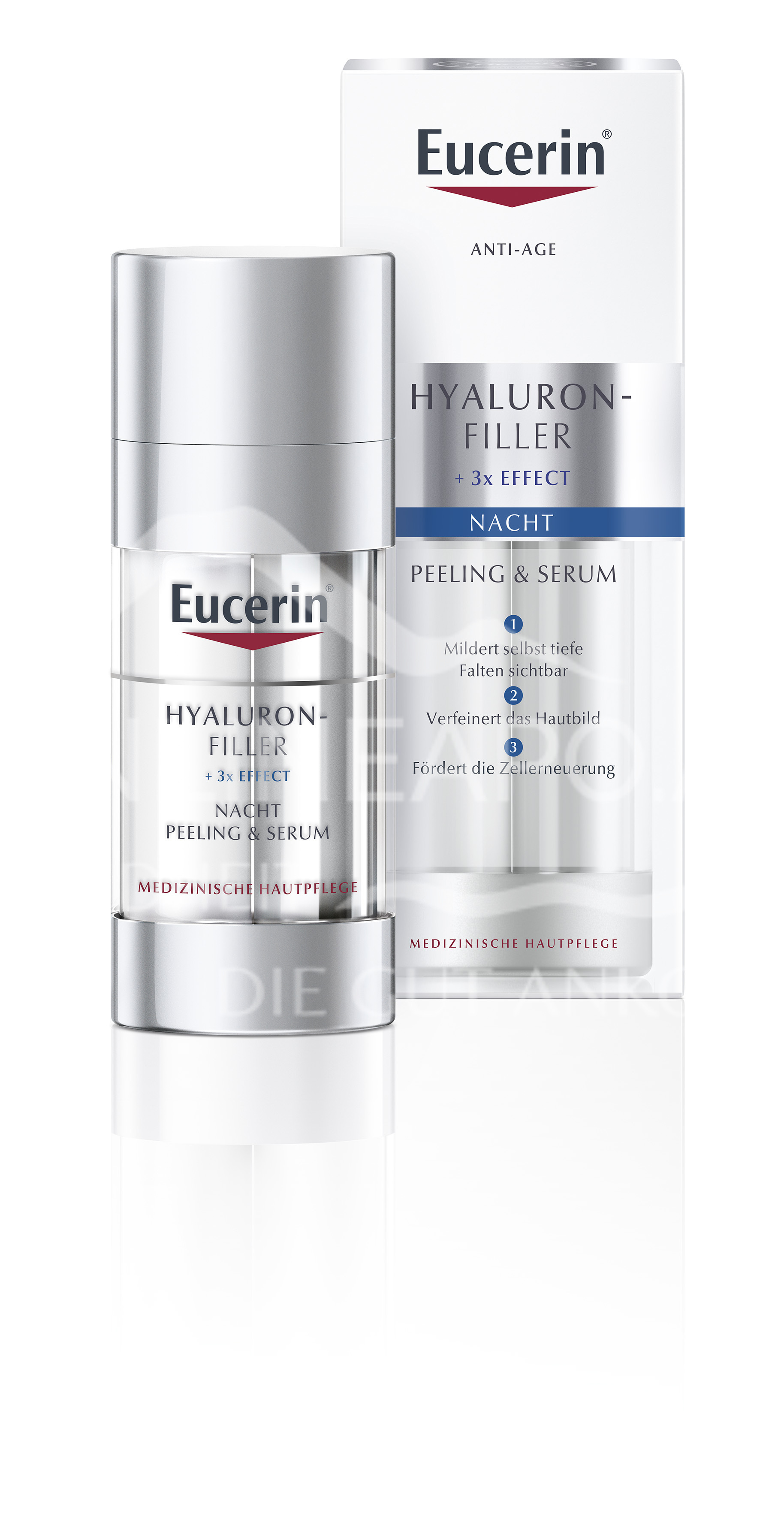 Eucerin® HYALURON-FILLER Nacht-Peeling & Serum