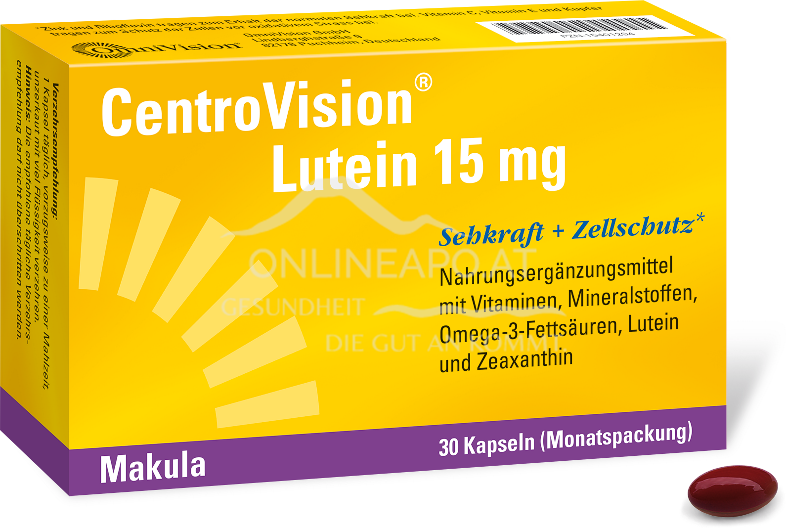 CentroVision® Lutein 15 mg Kapseln