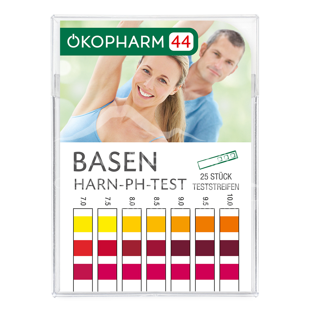 Ökopharm44 Basen pH-Test Teststreifen