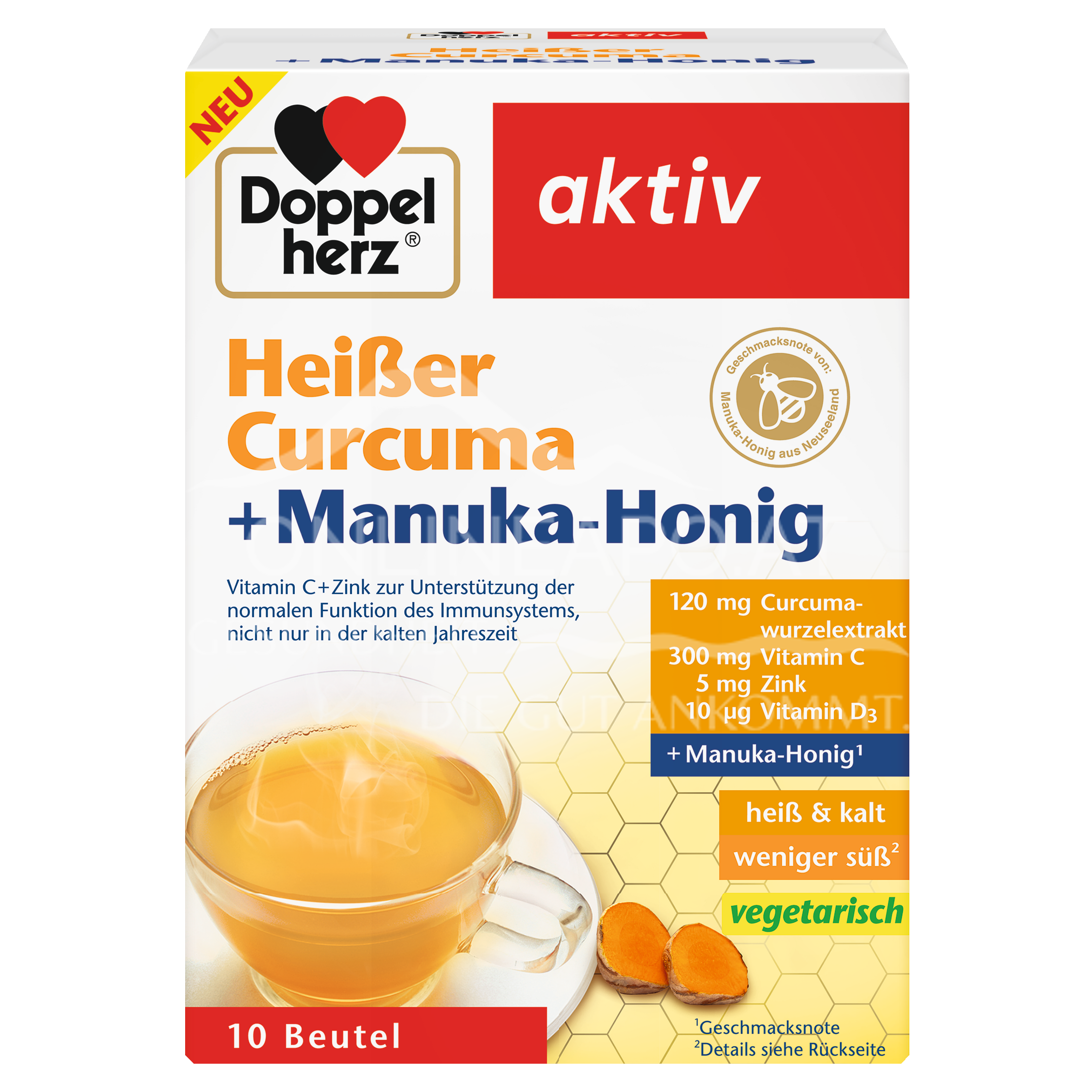 Doppelherz aktiv Heißer Curcuma + Manuka-Honig Sachets