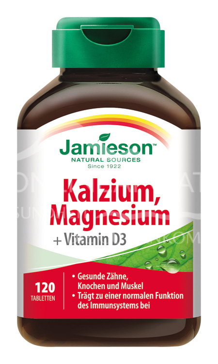 Jamieson Kalzium, Magnesium & Vitamin D3 Tabletten