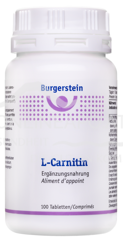 Burgerstein L-Carnitin 600 mg Tabletten