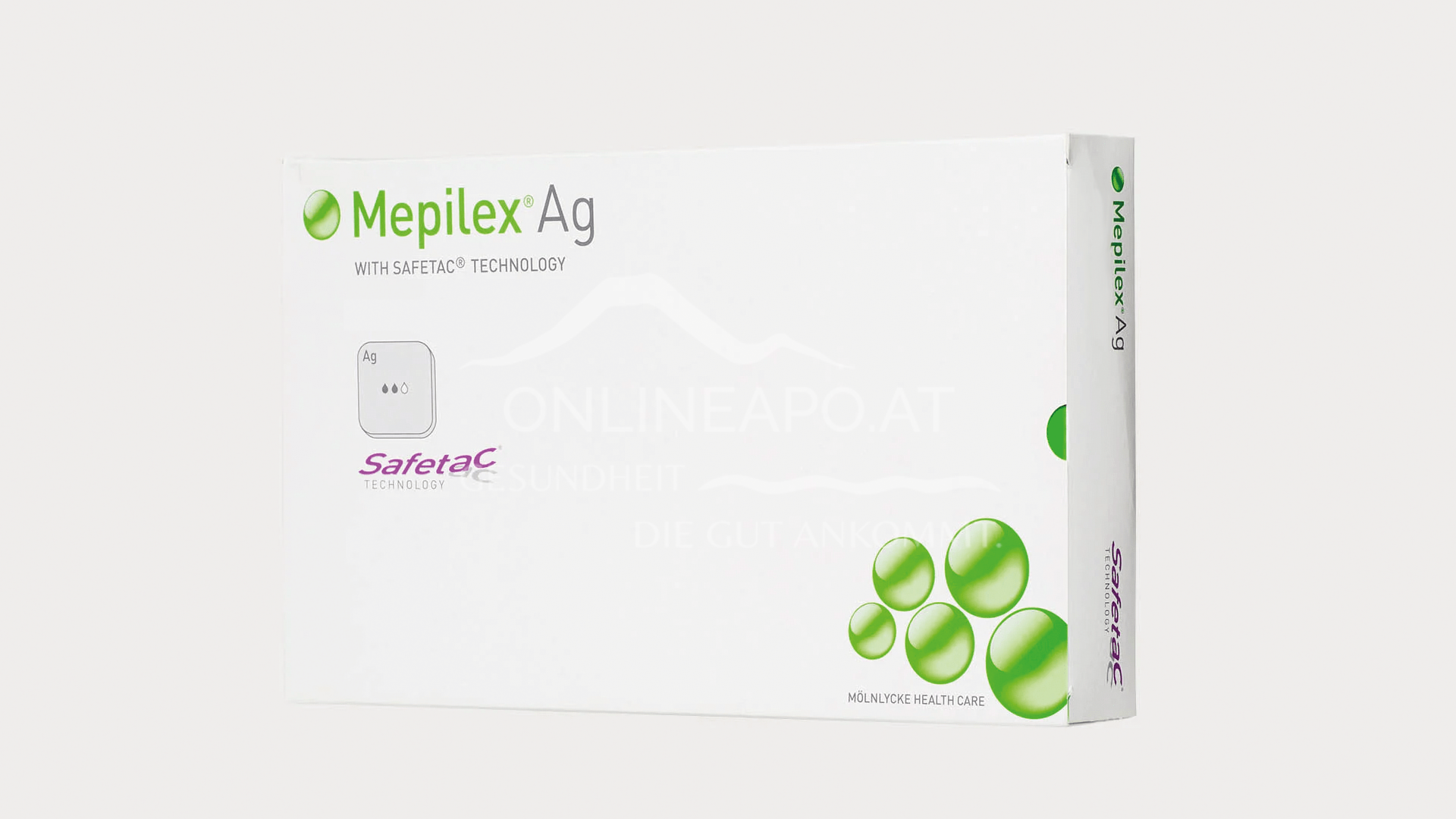 Mepilex® Ag Schaumverband mit Safetac® Technologie 15 x 15 cm
