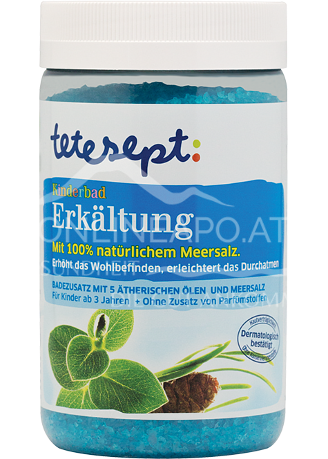 tetesept Gesundheits-Meersalz Kinderbad Erkältung