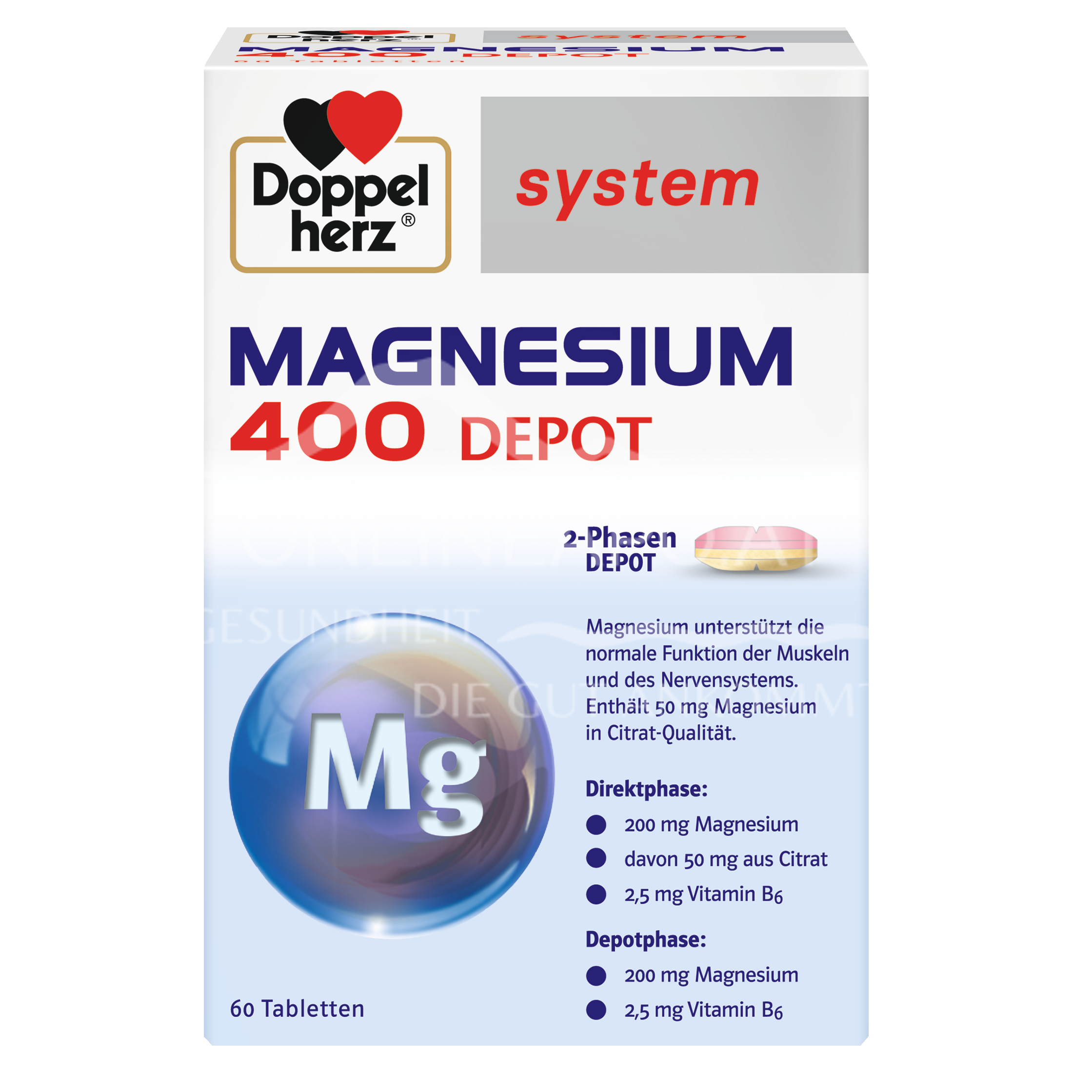 Doppelherz system MAGNESIUM 400 DEPOT Tabletten