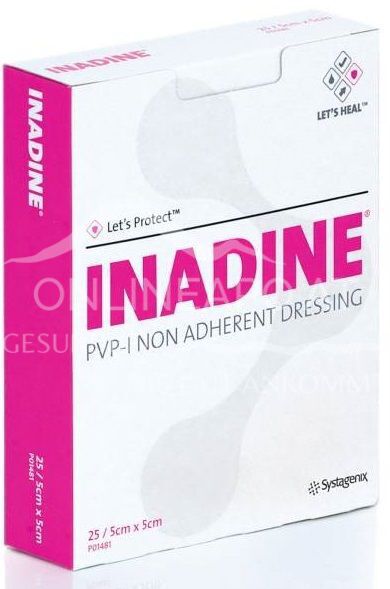 3M™ INADINE™ PVP-Iod Wundauflage 5 x 5 cm