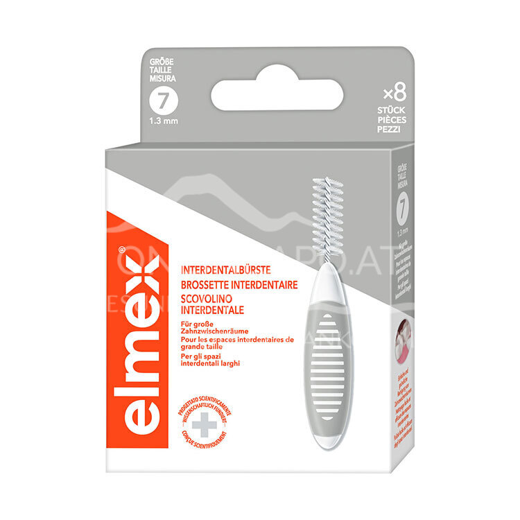 elmex® Interdentalbürsten Grau, Größe 7, 1,3 mm​
