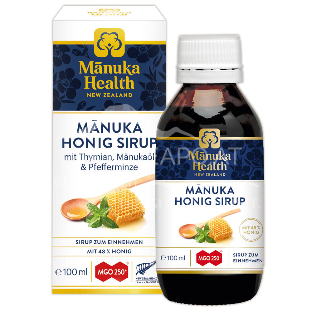 Mānuka Health Honig Sirup MGO 250+ für die ganze Familie