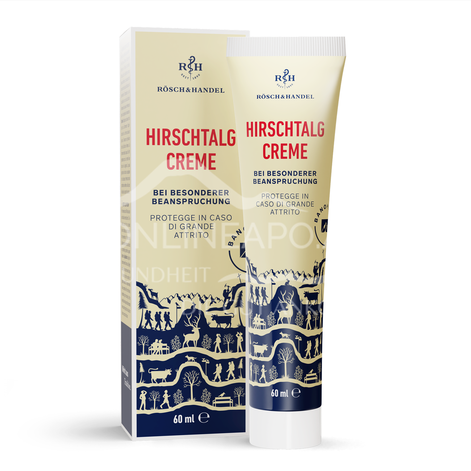 RÖSCH & HANDEL Hirschtalg Creme