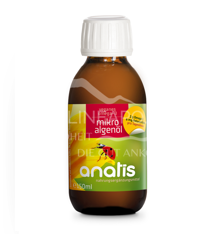anatis Mikroalgenöl mit Astaxanthin | vegan