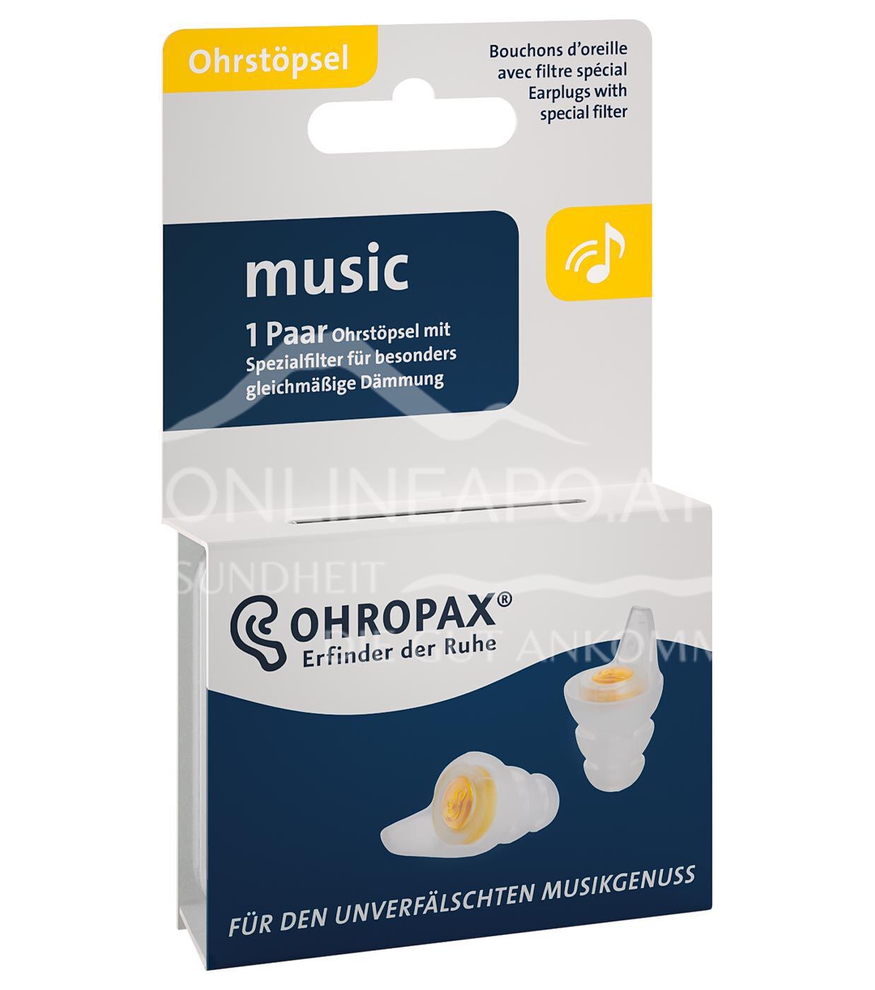 Ohropax music Gehörschutzstöpsel