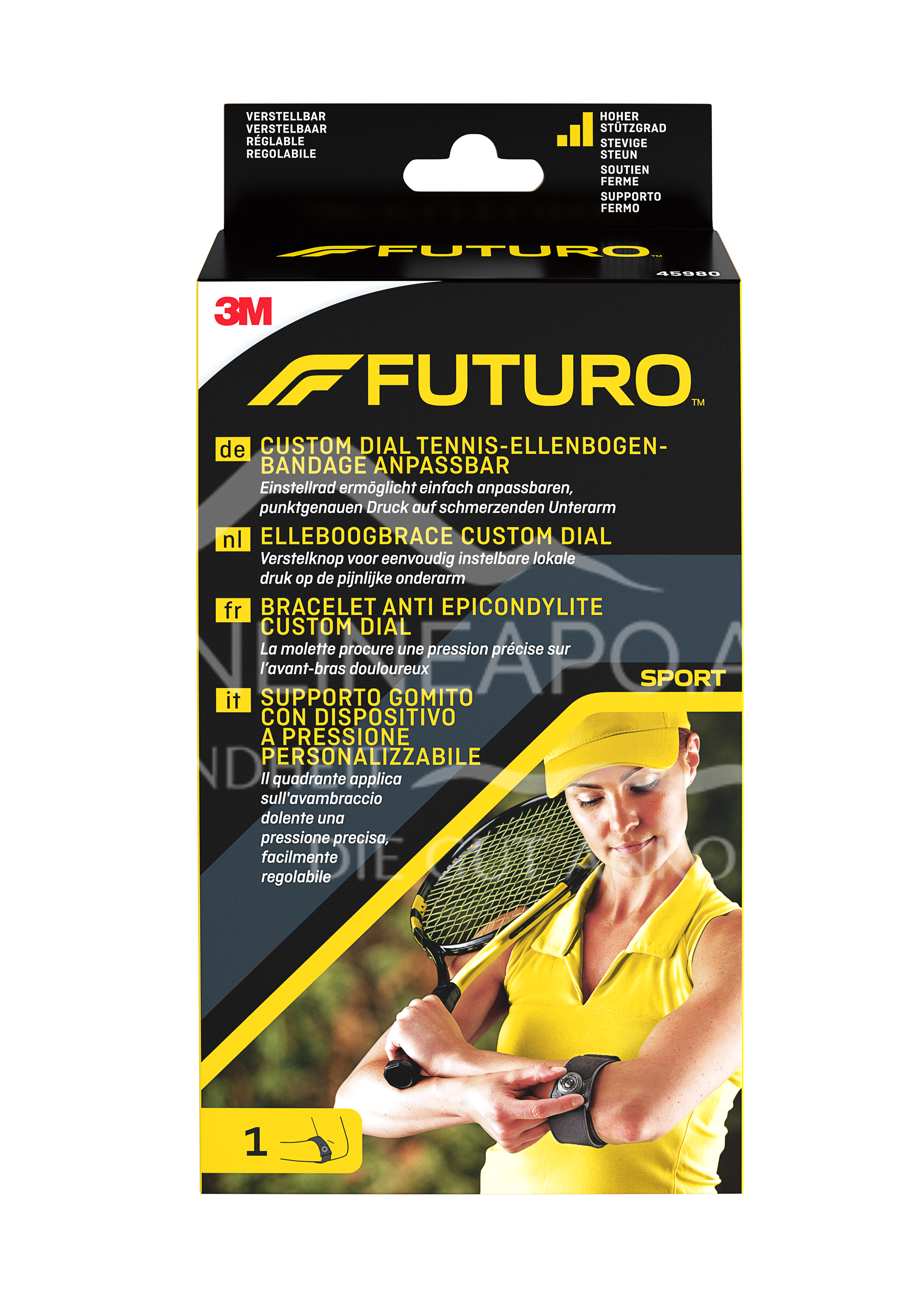 Futuro Custom Dial Sport Tennisellenbogen-Bandage, anpassbar