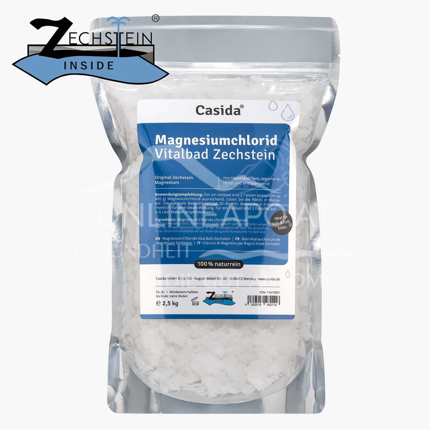 Casida Magnesiumchlorid Vitalbad Zechstein