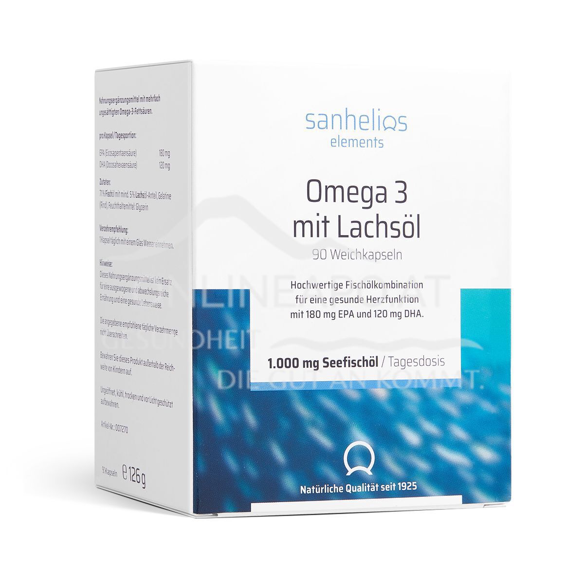 Sanhelios® OMEGA 3 1000 mg Kapseln