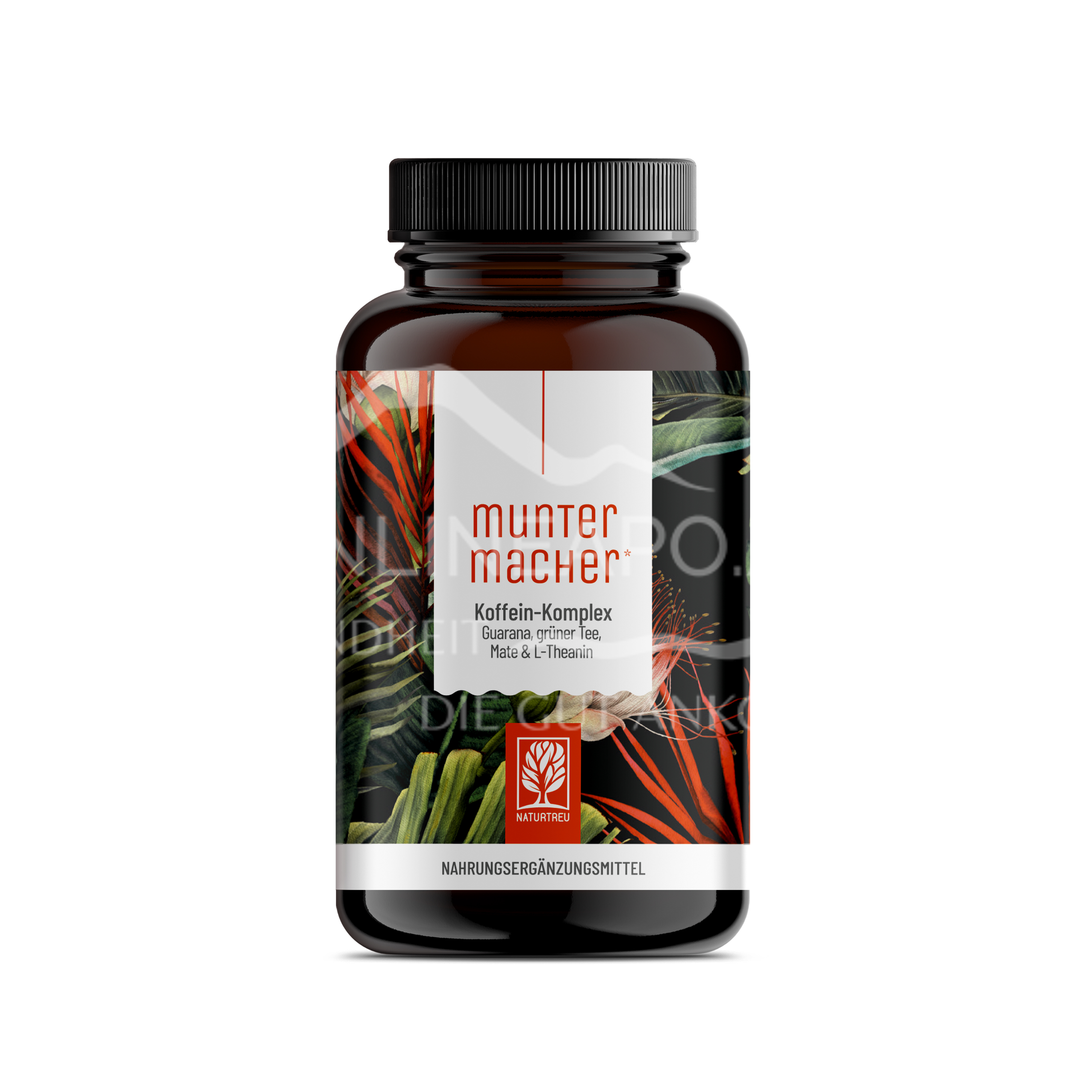 Naturtreu Muntermacher Koffein-Komplex Kapseln
