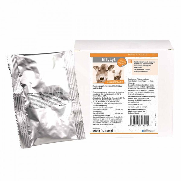alfavet Effylyt Brausepulver für Kälber und Ferkel 50 g