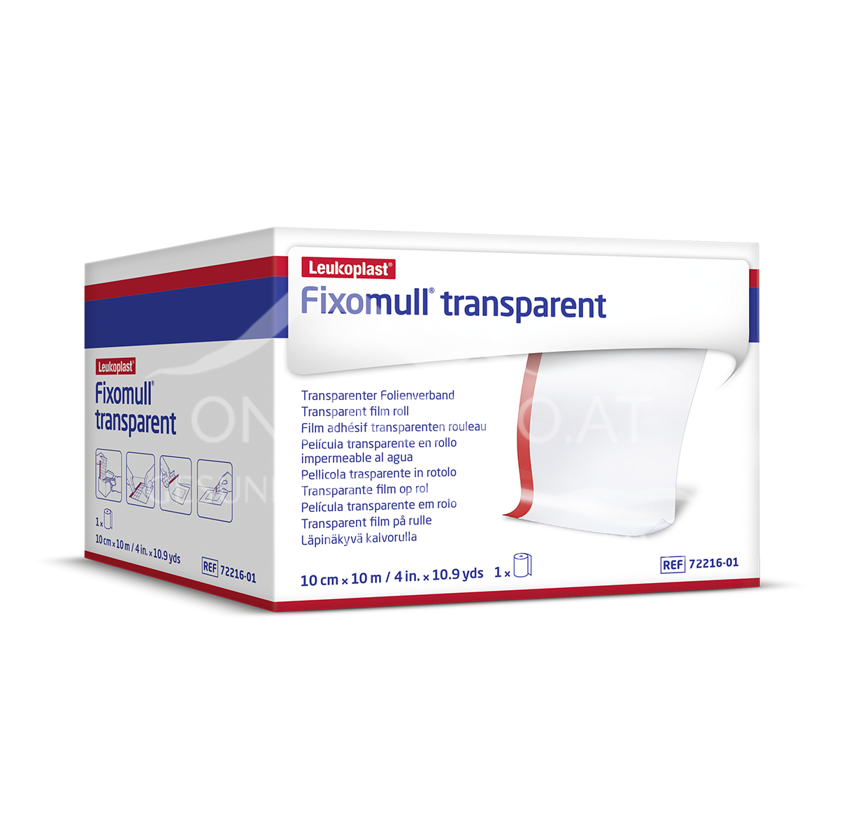 Leukoplast Fixomull® transparent Folienverband 10cm x 10m