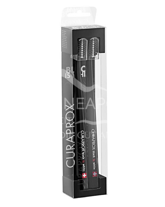 Curaprox Zahnbürste Black is White Duo Black/Black