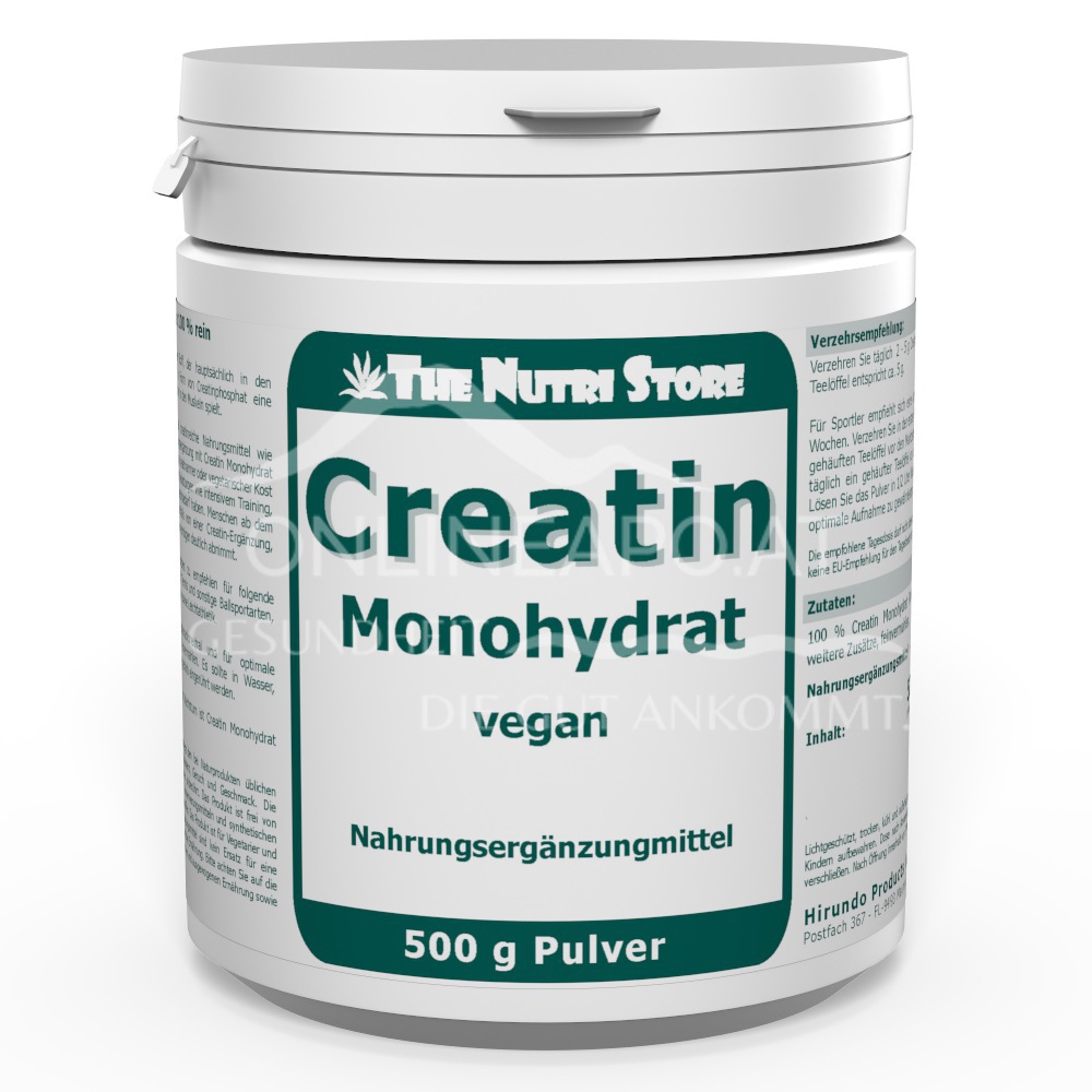 The Nutri Store Creatin Monohydrat Pulver