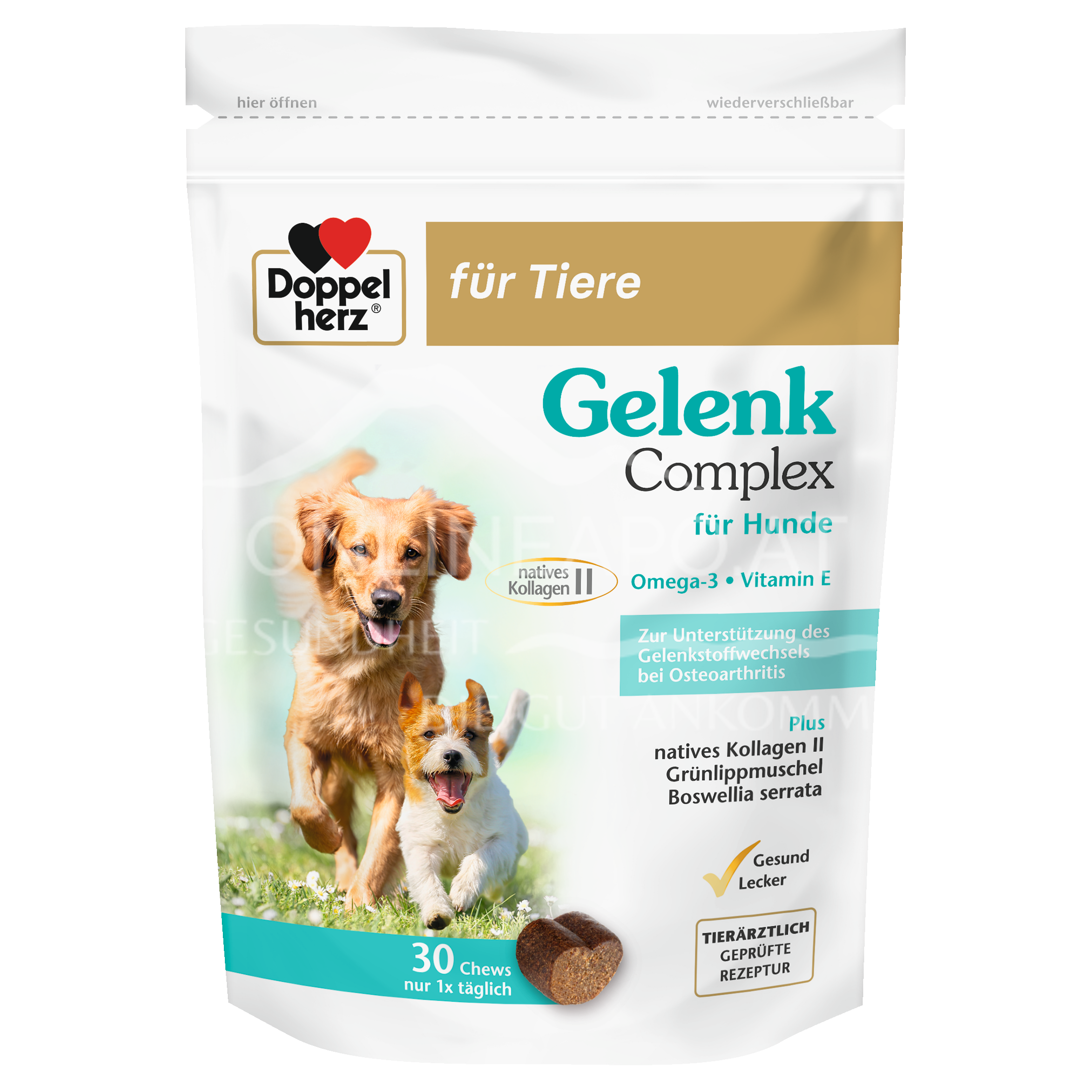 Doppelherz für Tiere Gelenk Complex für Hunde Chews