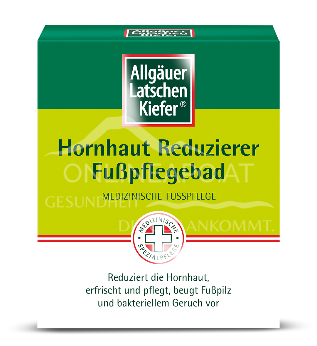Allgäuer Latschenkiefer® Hornhaut Reduzierer Fußpflegebad 10 x 10g