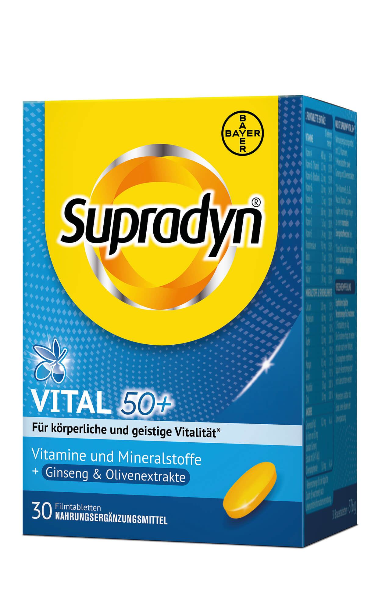 Supradyn® vital 50+ Filmtabletten mit Ginseng- & Olivenextrakten