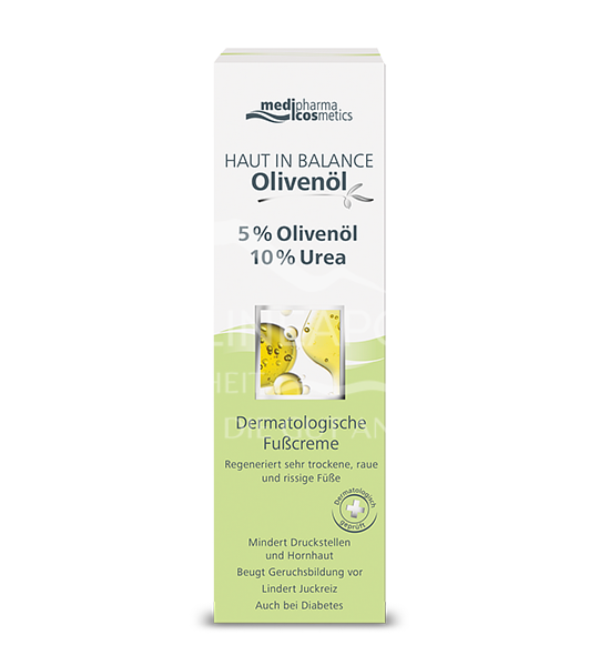 medipharma cosmetics Haut in Balance Olivenöl Dermatologische Fußcreme