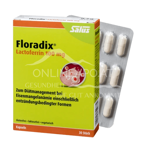 Salus Floradix Lactoferrin 100 mg Kapseln