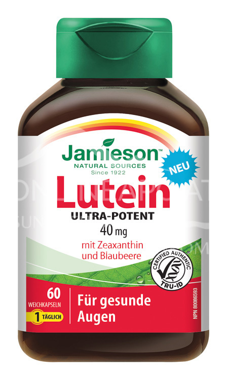 Jamieson Lutein mit Zeaxanthin 40 mg Kapseln