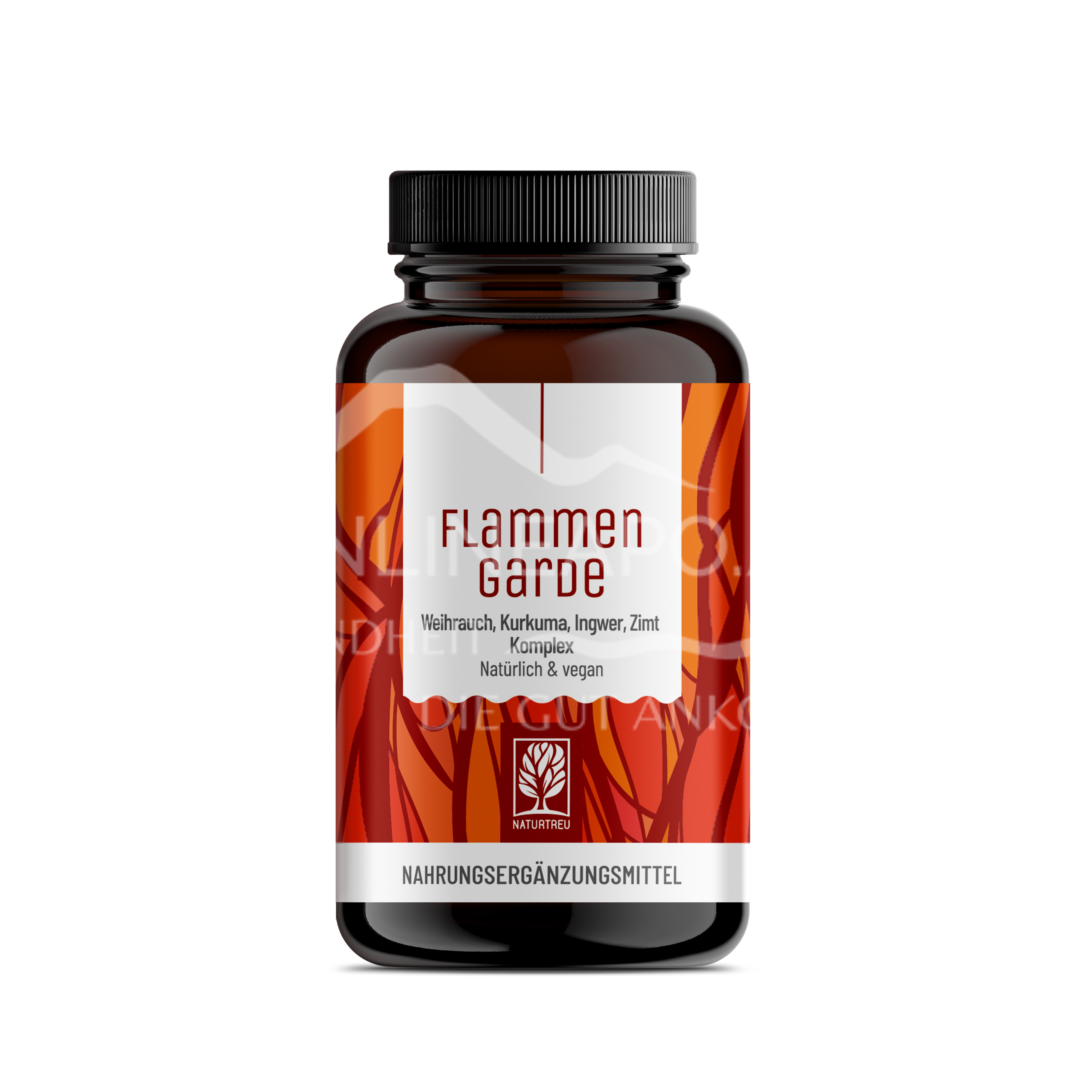 Naturtreu Flammengarde Weihrauch-Kurkuma-Komplex Kapseln