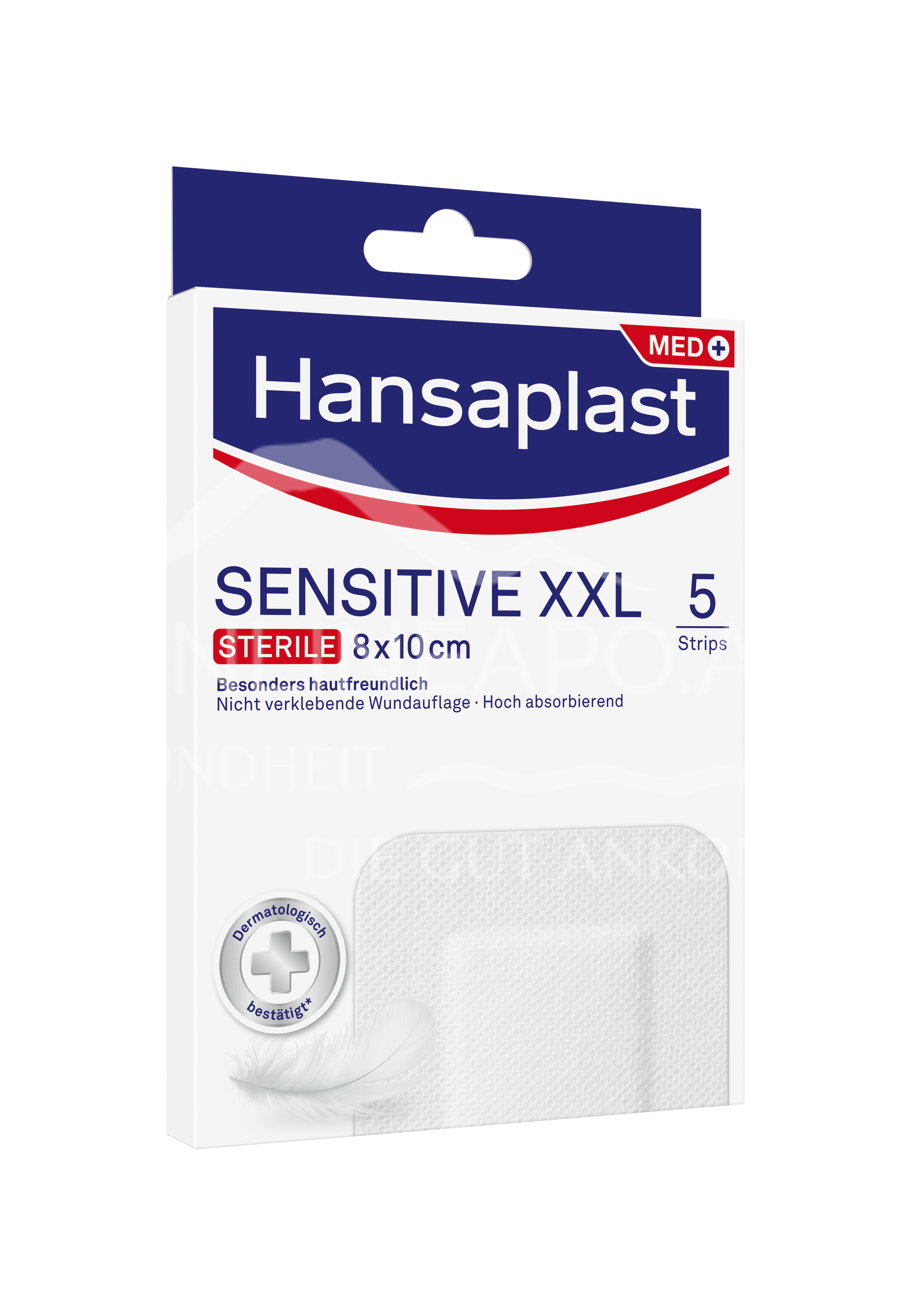 Hansaplast Antibakteriell Sensitive XXL Wundverband