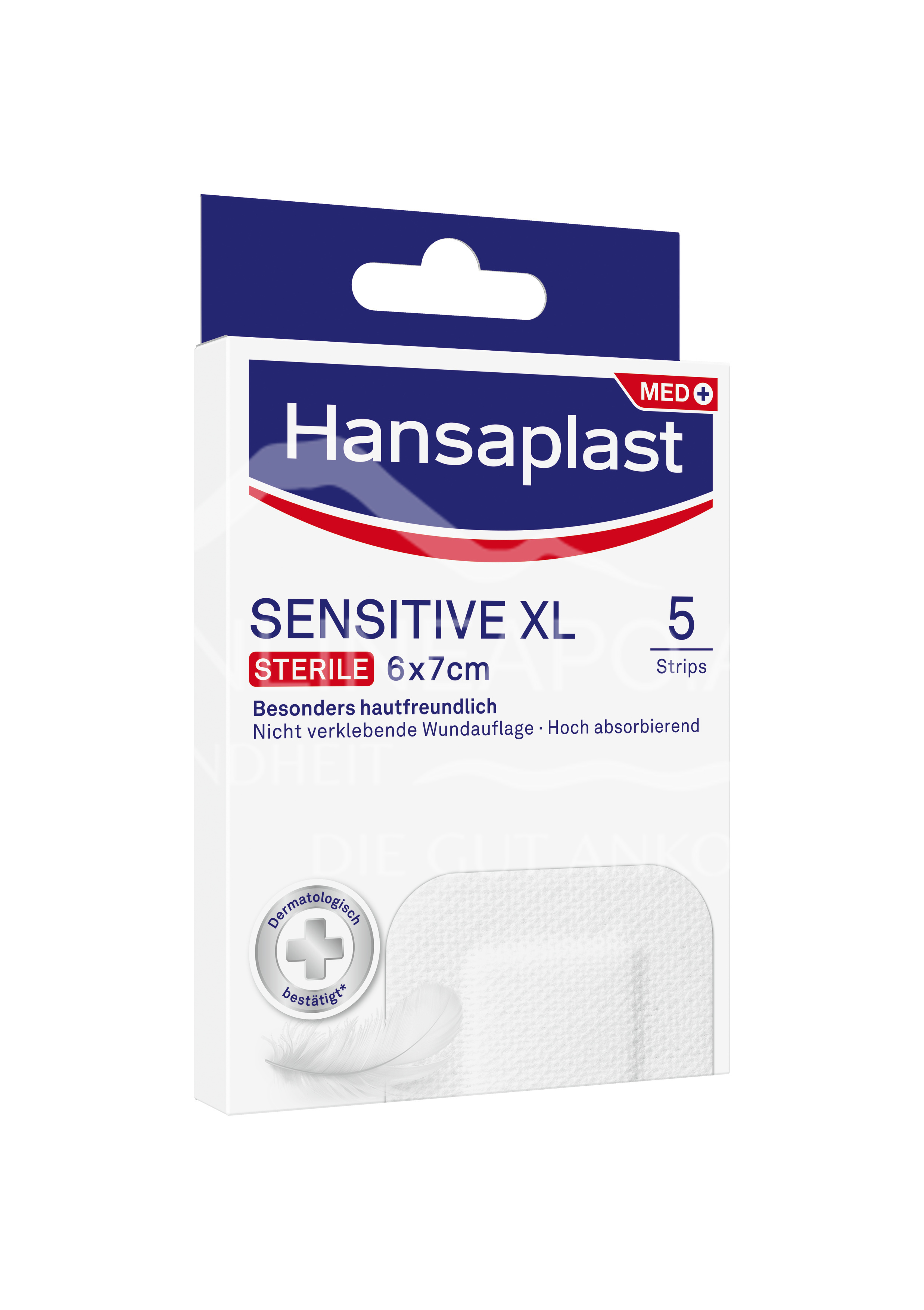 Hansaplast Antibakteriell Sensitive XL Wundverband