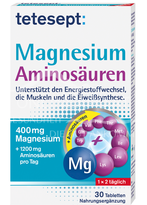 tetesept Magnesium Aminosäuren Tabletten