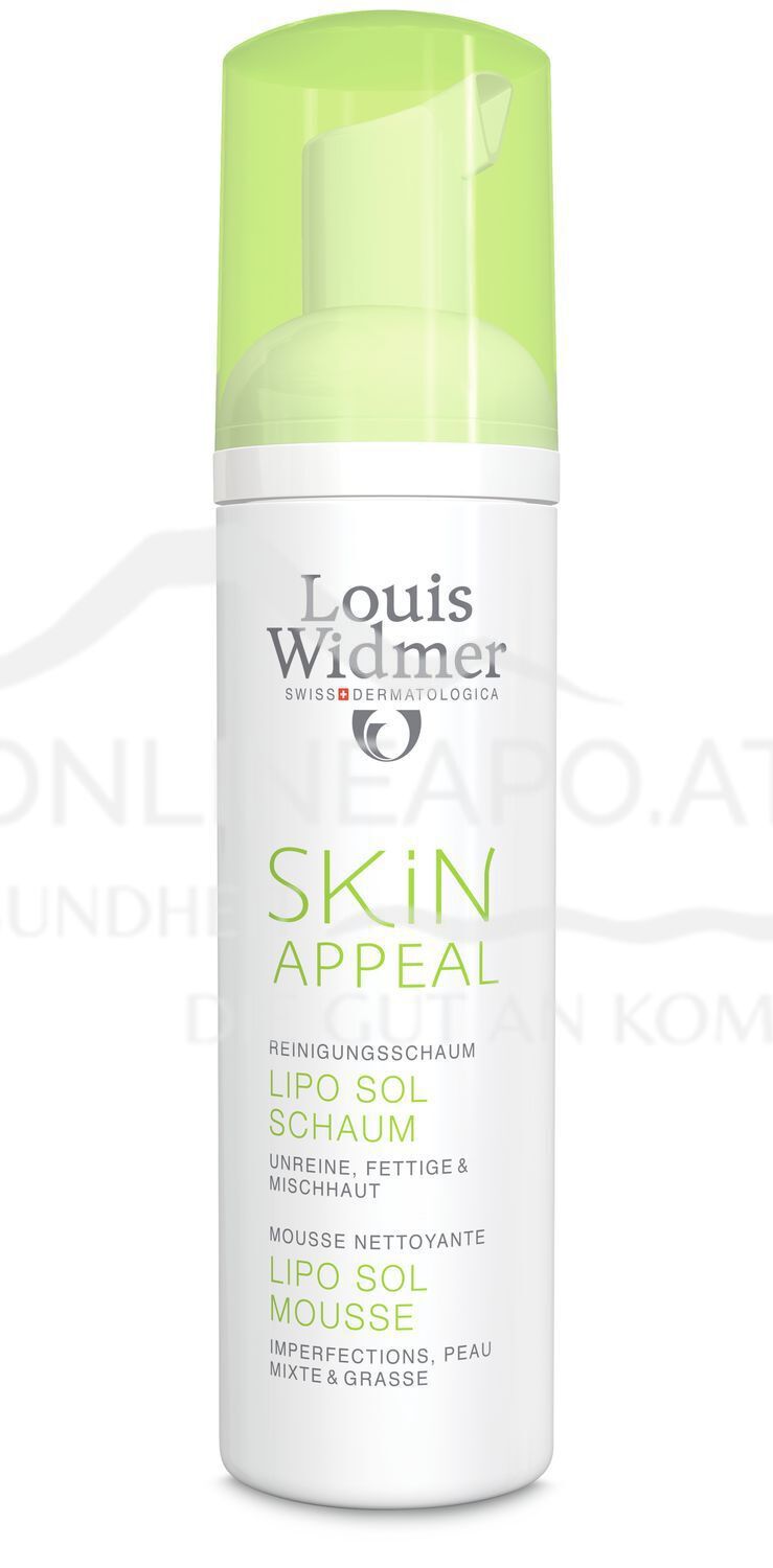 Louis Widmer Skin Appeal Lipo Sol Schaum ohne Parfüm