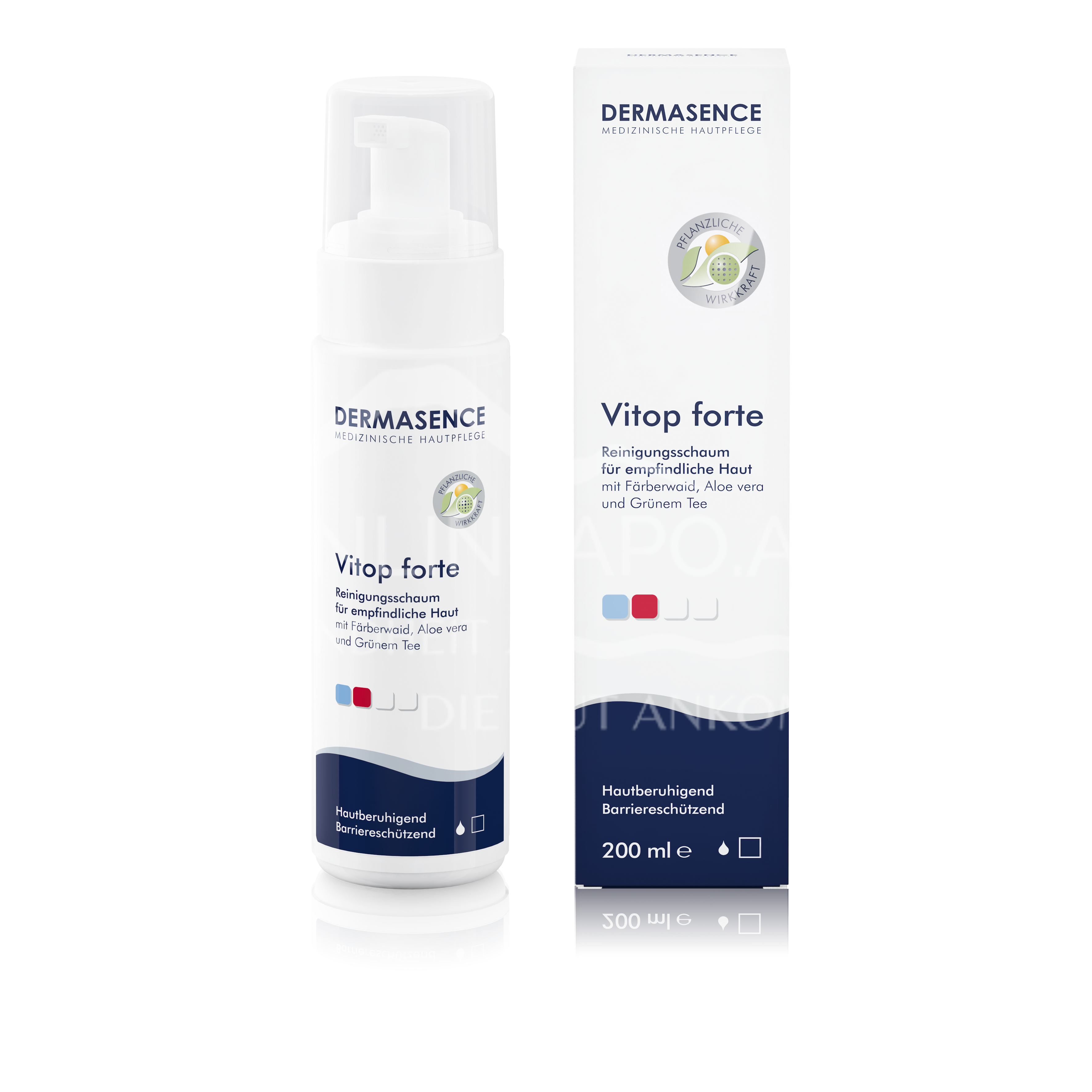 Dermasence Vitop forte Reinigungsschaum
