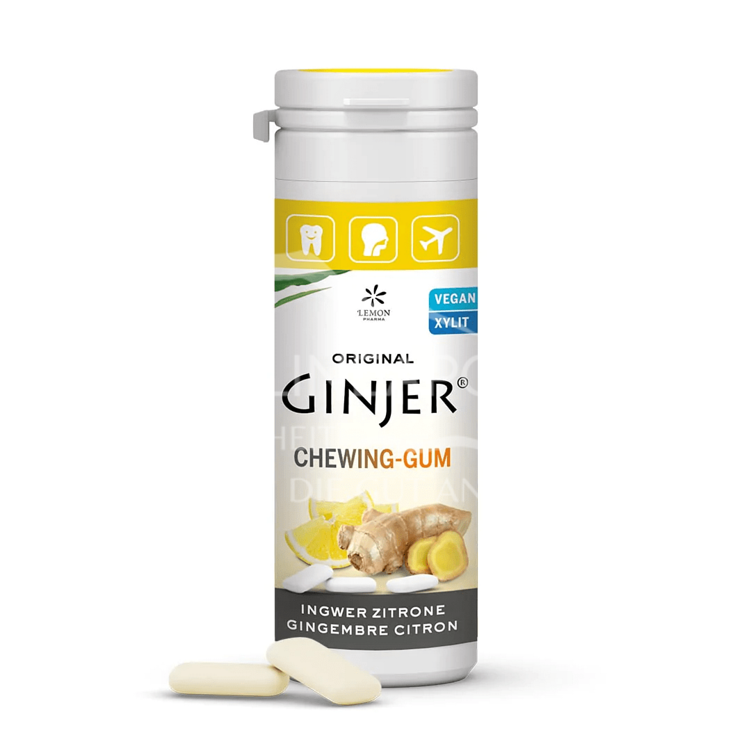 Lemon Pharma Ginjer® Ingwerkaugummi - Zitrone